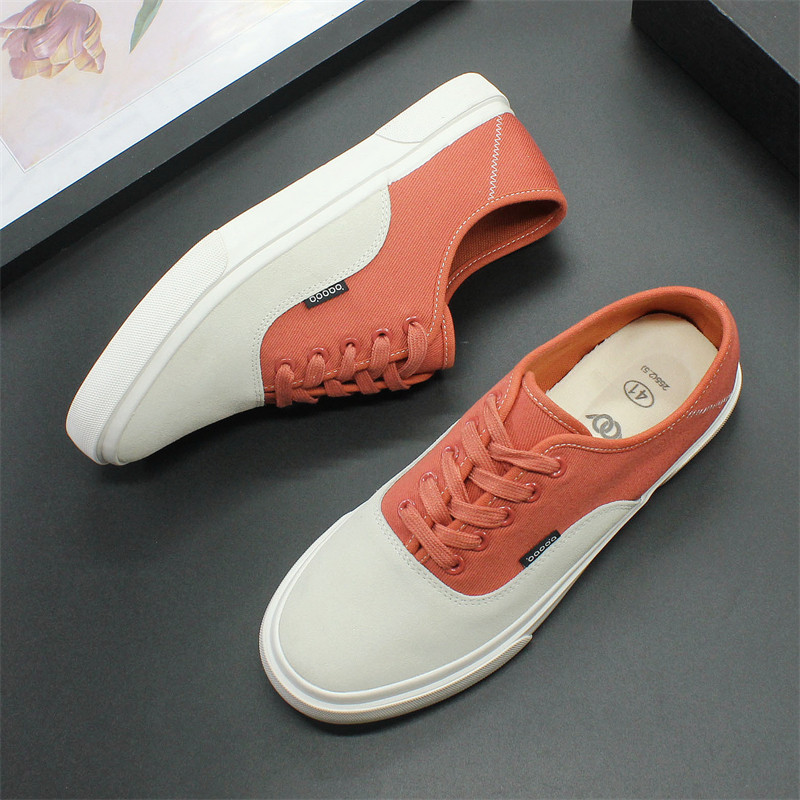 Hingavad meeste kingad 2024 kevad uued tossud pehme tallaga kangast kingad madala lõikega vulkaniseeritud kingad noorte vabaaja kingad