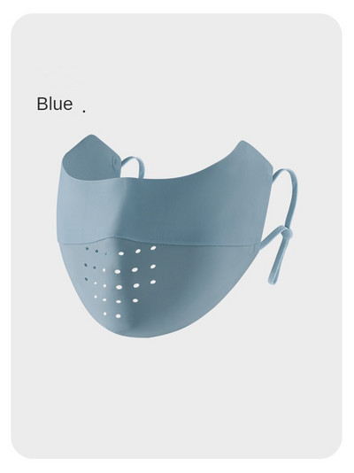 Eis Seide Gesichts maska UV Sonnenschutz Sommer verstellbar atmungsaktiv Männer Frauen Outdoor Laufen Radfahren sporta maska