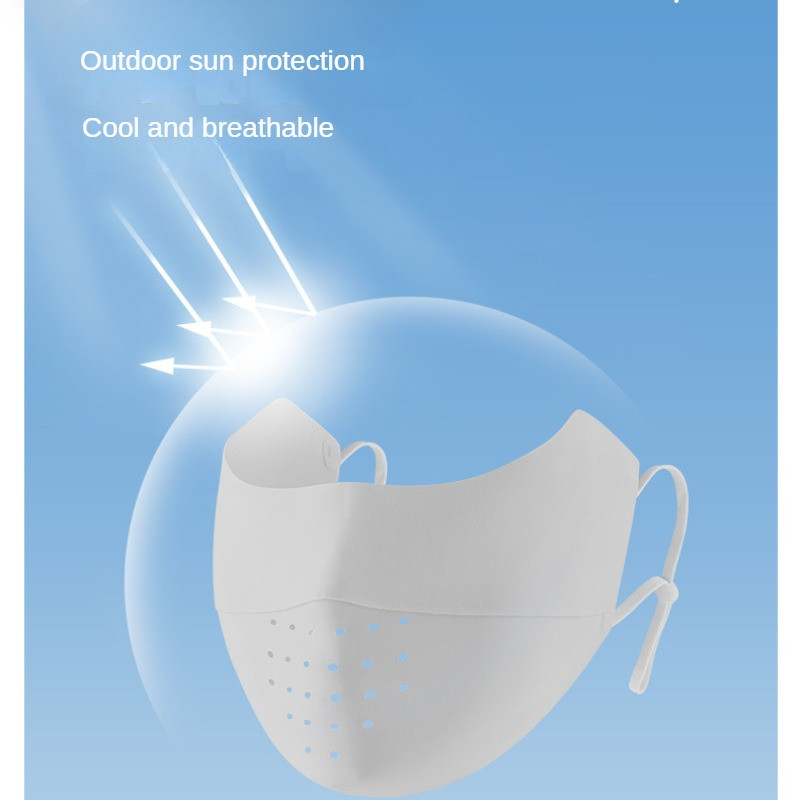 Eis Seide Gesichts maska UV Sonnenschutz Sommer verstellbar atmungsaktiv Männer Frauen Outdoor Laufen Radfahren sporta maska