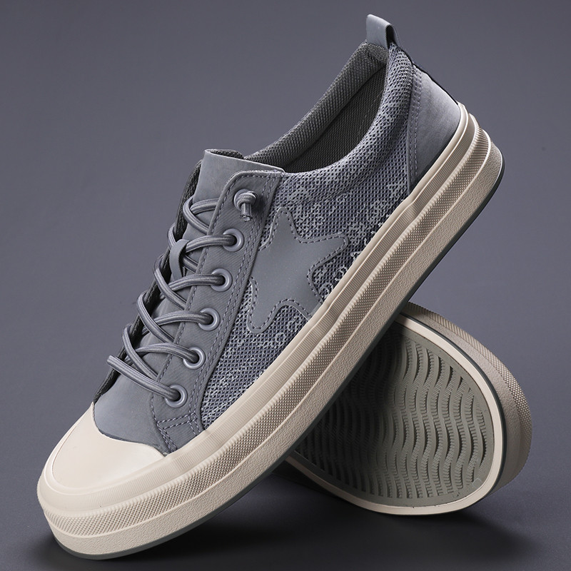 Ανδρικά παπούτσια καμβά Casual αθλητικά παπούτσια Άνοιξη φθινόπωρο Ανδρικά Vulcanized Lace Up Υψηλής ποιότητας αναπνεύσιμα άνετα επίπεδη παπούτσια SS24616