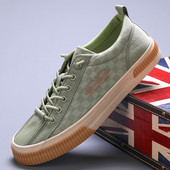 Sügisesed meeste lapikud riidest kingad Gaobangi meeste kingad hingavad pässid ilma paelteta pehme tallaga vabaajajalatsid meestele