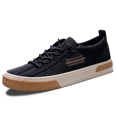 Sügisesed meeste lapikud riidest kingad Gaobangi meeste kingad hingavad pässid ilma paelteta pehme tallaga vabaajajalatsid meestele