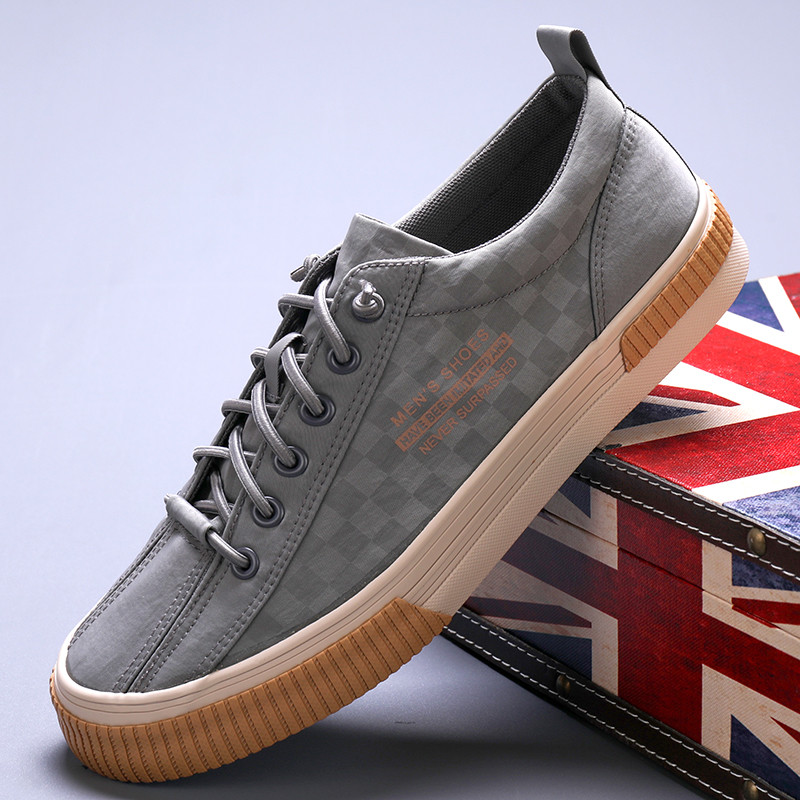 Sügisesed meeste lapikud riidest kingad Gaobangi meeste kingad hingavad pässid ilma paelteta pehme tallaga vabaajajalatsid meestele