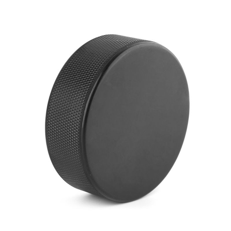 Profesionālā sporta klasiskā melnā hokeja sacensību treniņu gumijas ripa