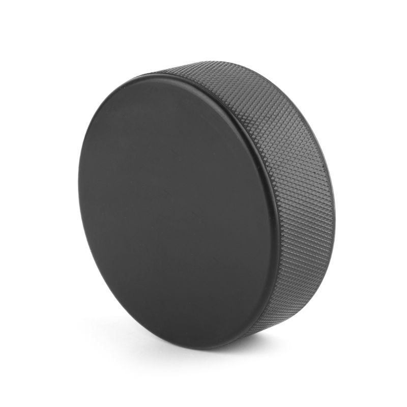 Profesionālā sporta klasiskā melnā hokeja sacensību treniņu gumijas ripa