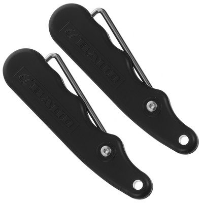 2 gab Shoe Tightener Pro Skateboard Profesionāli mežģīņu skrituļslidu savilcēji Portatīvie slidošanas apavi Pp Plus nerūsējošā tērauda hokejs