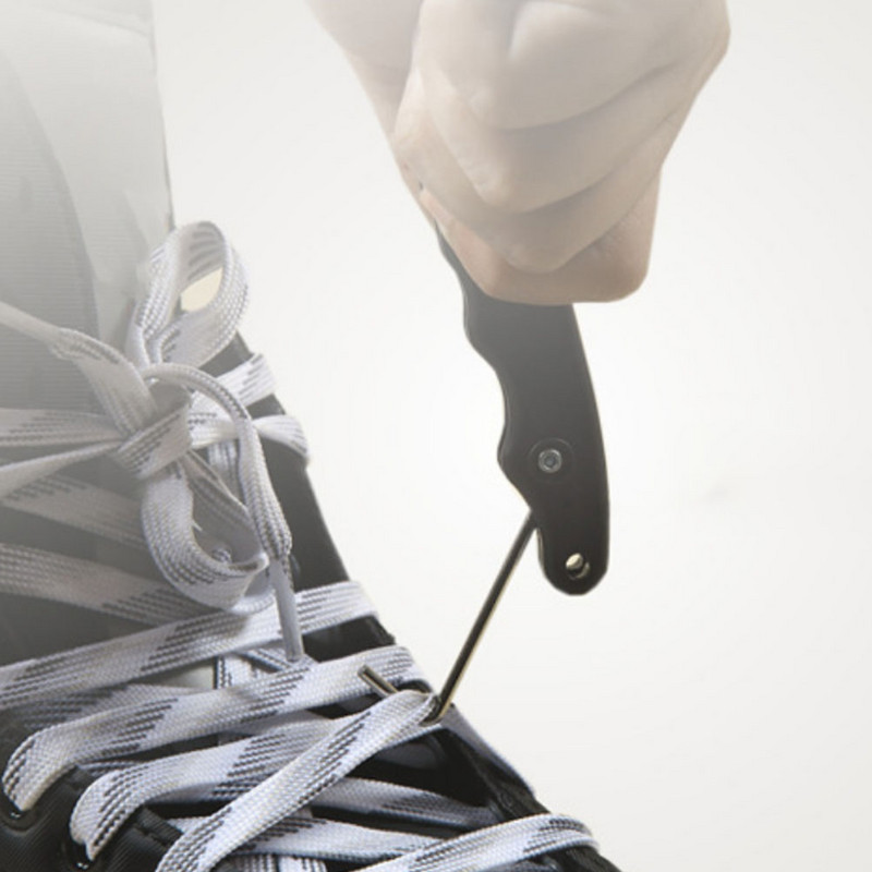 2 gab Shoe Tightener Pro Skateboard Profesionāli mežģīņu skrituļslidu savilcēji Portatīvie slidošanas apavi Pp Plus nerūsējošā tērauda hokejs