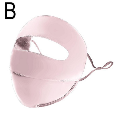 Vasaras sauļošanās ledus zīda maska UV aizsardzība elpojoša ērta āra riteņbraukšana medības skriešana sporta pilna sejas maska