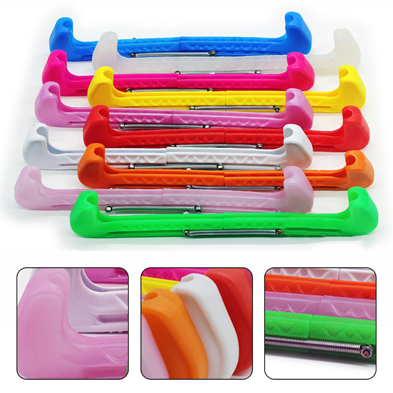 1 pāra sporta asmeņu pārsegs karstā izpārdošana Slidu aizsargi Hokeja slidas Regulējamas Aizsardzības Novērš apavu un somu pārduršanu Jauns