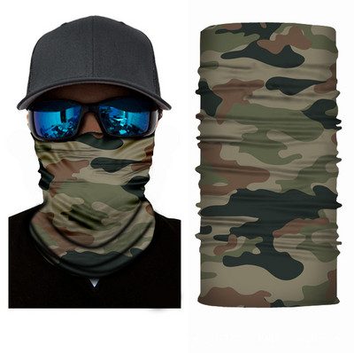 Sport Kael Gaite Camo buffe Jalgratta kamuflaaž jaht Bandana Meeste Braga Cuello Outdoor Baff Rattasõidu näokaitse Naiste sallid