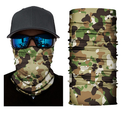 Sport Kael Gaite Camo buffe Jalgratta kamuflaaž jaht Bandana Meeste Braga Cuello Outdoor Baff Rattasõidu näokaitse Naiste sallid