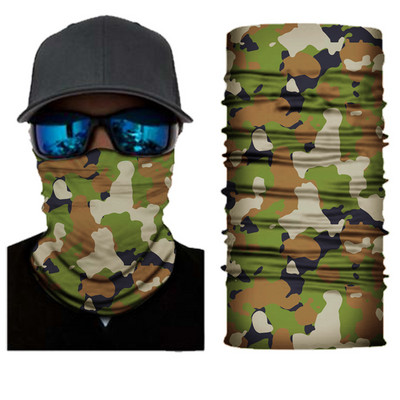 Sport Kael Gaite Camo buffe Jalgratta kamuflaaž jaht Bandana Meeste Braga Cuello Outdoor Baff Rattasõidu näokaitse Naiste sallid