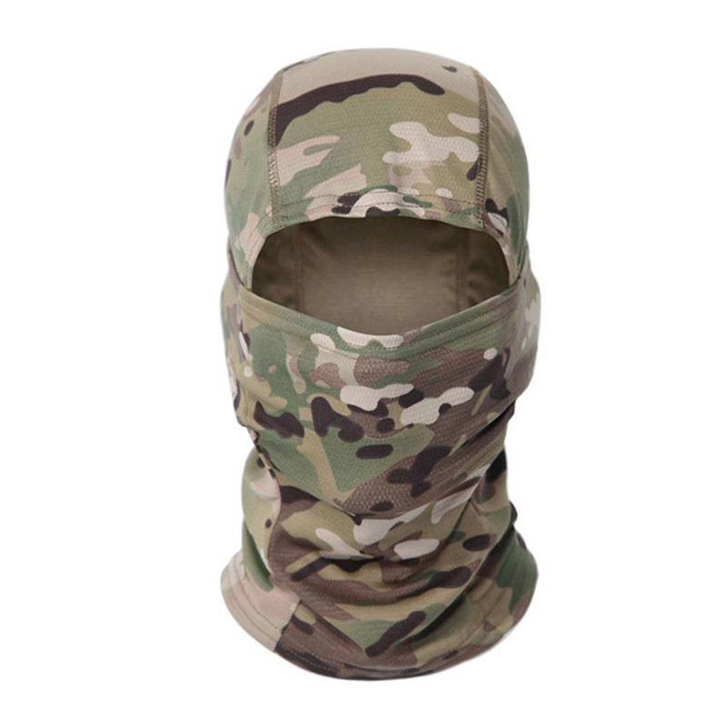 Taktiskā balaklāva militārā pilna sejas maska pārvalks Riteņbraukšanas armija Airsoft medību cepure maskēšanās balaclava šalle