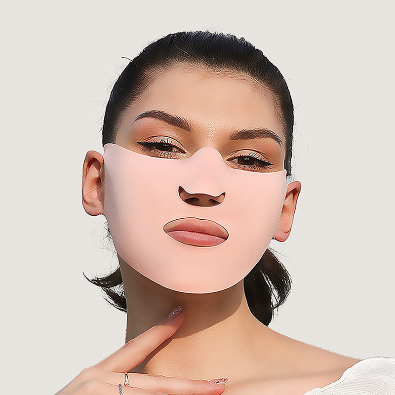 Motociklistička maska za vožnju bicikla Ice Silk krema za sunčanje UV zaštita Prozračna tanka ušna vrsta Štitnik za sunce Ljetna vanjska maska otporna na vjetar