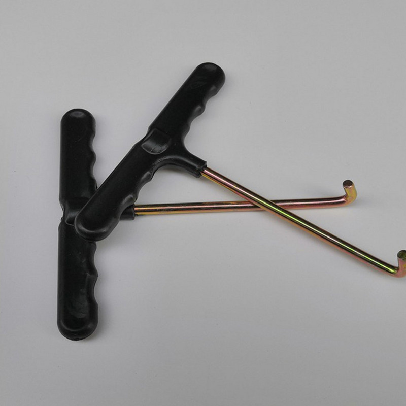 5 buc. cârlig pentru pantofi pentru skateboard, extractoare de dantelă de hochei, instrument de strângere, șiretul pantofilor din plastic, portabil în formă de T