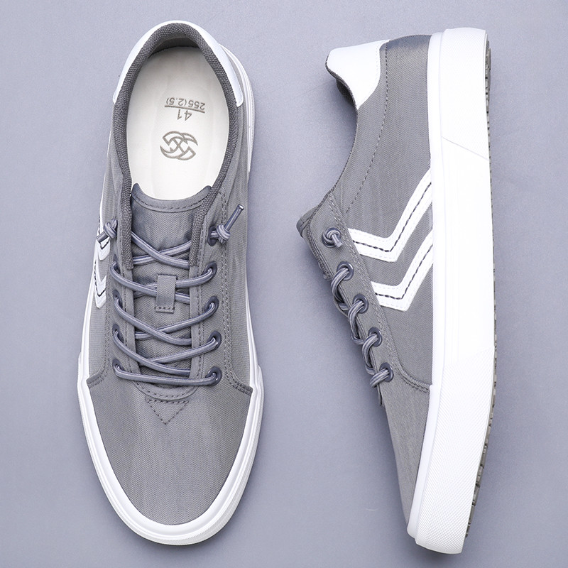 2024. aasta uued kingad meestele Lõuend vabaajajalatsid Mood Kevad-suvi hingavad kerged lamedad kingad Trend Meeste jalavarjud 24138