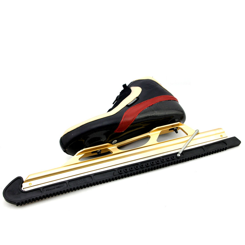 Professionaalsed kiiruisukaitsed Nailonist uisukingad katted Jäänoa tera kaitsetarvikud Reguleeritavad käepidemed