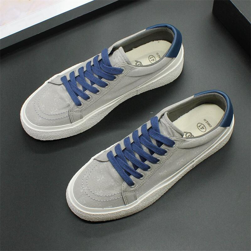 Canvas kingad meeste 2024 kevad uued madala lõikega hingavad vulkaniseeritud kingad pehme tallaga meeste kingad meeste vabaaja tossud