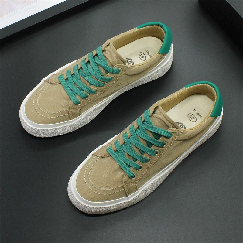 Canvas kingad meeste 2024 kevad uued madala lõikega hingavad vulkaniseeritud kingad pehme tallaga meeste kingad meeste vabaaja tossud