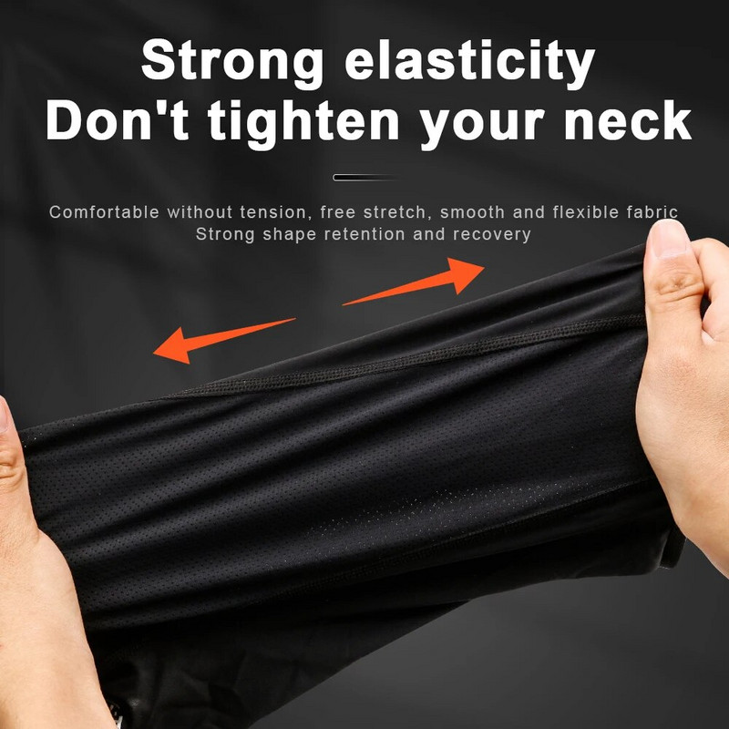 X-TIGER Riteņbraukšanas maska Elpojošs Anti-UV Vasaras Sejas Pārklājums Āra Sports Visai sejai Cool Velosipēda Balaclava Vīriešu Velosipēdu Aksesuāri