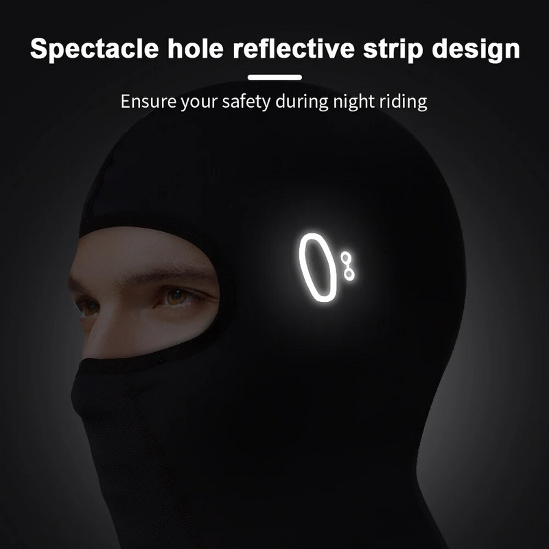 X-TIGER Riteņbraukšanas maska Elpojošs Anti-UV Vasaras Sejas Pārklājums Āra Sports Visai sejai Cool Velosipēda Balaclava Vīriešu Velosipēdu Aksesuāri