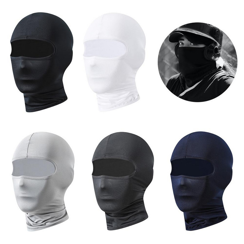 Suvine Balaclava mask meestele Jalgrattamüts Mootorratta päikesekaitse Täisnäokaitse Kalapüügimüts Jalgratas Jalgratas Bandana Kaelus kedra