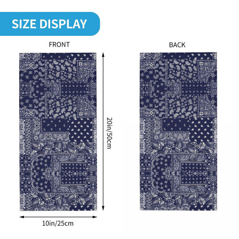 Välissport Balaclava Paisley etniline lilleline jalgrattamask õmblusteta pehme näomask y2k lõbus ratsutamine kalapüügi UV-vastane sall bandana