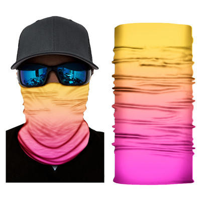 Gradient Magic Seamless Riteņbraukšanas Bandanas Vīriešu Balaclava Velosipēda Makšķerēšanas Maska Aizsardzība Pussejas vairogs velosipēda pārsējs