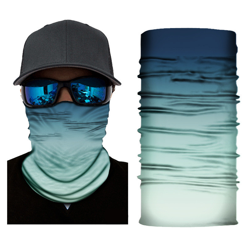 Gradient Magic Seamless Riteņbraukšanas Bandanas Vīriešu Balaclava Velosipēda Makšķerēšanas Maska Aizsardzība Pussejas vairogs velosipēda pārsējs