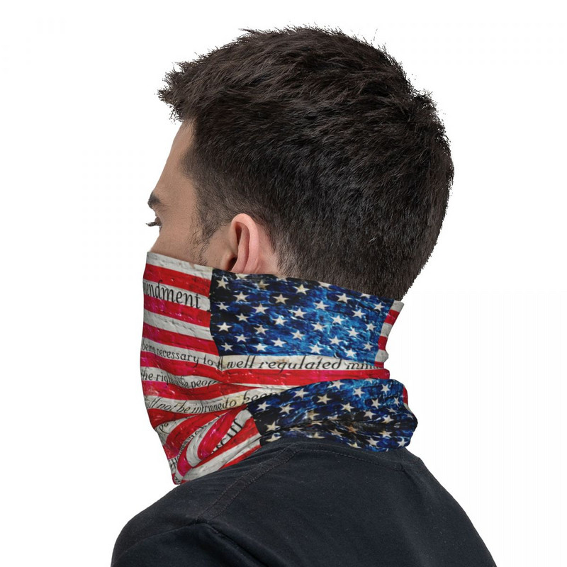 Američka zastava Art Bandana Sjedinjene Američke Države Vintage Balaclava Ljeto Jahanje Ribolov UV zaštita Biciklistička maska Meke tople maske za lice