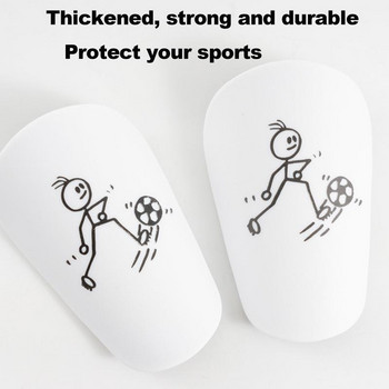 2 τεμάχια Mini Shin Pads Ανθεκτικά στη φθορά Αντικραδασμική προστασία ποδοσφαίρου ποδοσφαίρου ποδοσφαίρου canillers για άντρες Kick boxing shin guards