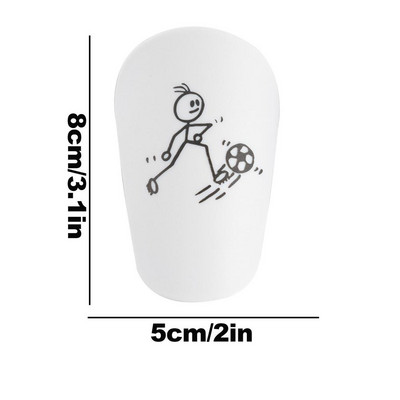 2tk Mini säärepadjad Kulumiskindlad põrutusi summutavad Jalgpalli säärekaitsmed jalgpalli kanillerid meestele Kick poksi säärekaitsmed