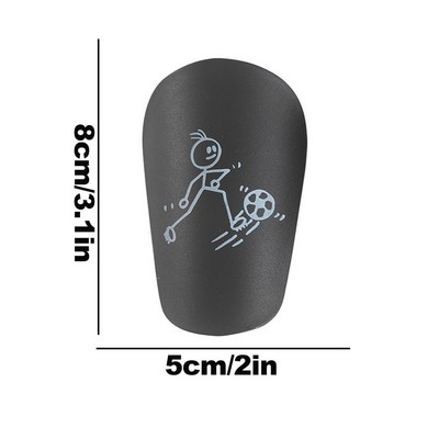 2tk Mini säärepadjad Kulumiskindlad põrutusi summutavad Jalgpalli säärekaitsmed jalgpalli kanillerid meestele Kick poksi säärekaitsmed