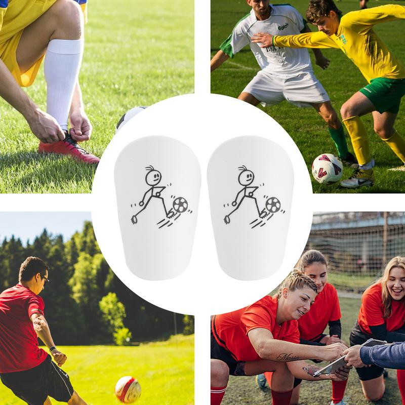 2tk Mini säärepadjad Kulumiskindlad põrutusi summutavad Jalgpalli säärekaitsmed jalgpalli kanillerid meestele Kick poksi säärekaitsmed