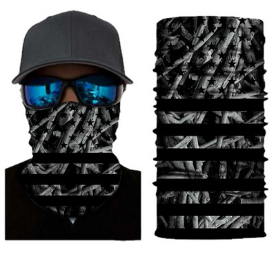 Hot sale Πολυλειτουργικό Headband Neck Outdoor Sport Cycling Bandana Seamless Cycling Scarf Mask Running Buffe Flag Printing