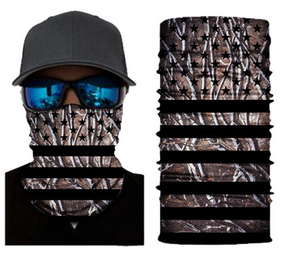 Hot sale Πολυλειτουργικό Headband Neck Outdoor Sport Cycling Bandana Seamless Cycling Scarf Mask Running Buffe Flag Printing