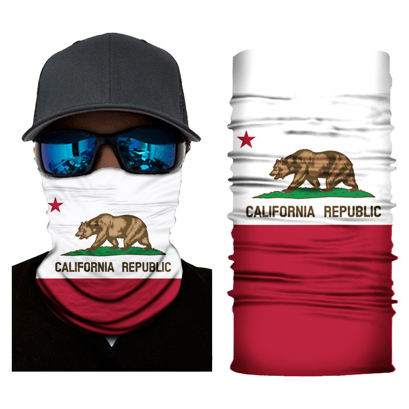 Hot sale Πολυλειτουργικό Headband Neck Outdoor Sport Cycling Bandana Seamless Cycling Scarf Mask Running Buffe Flag Printing