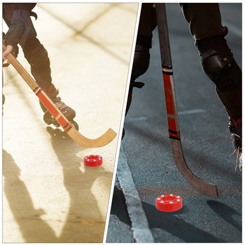 2бр. Игра за хокей на ролери Puck Street Hockey Puck Inline Hockey за вътрешни и гладки открити кортове