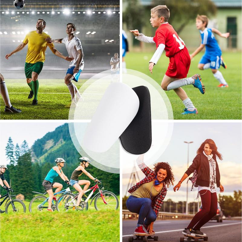 Blauzdų apsaugos mini lengvi blauzdų įklotai, skirti futbolui, ypač mažos apsaugos priemonės ir blauzdų apsaugos rankovės vyrams, moterims, vaikams