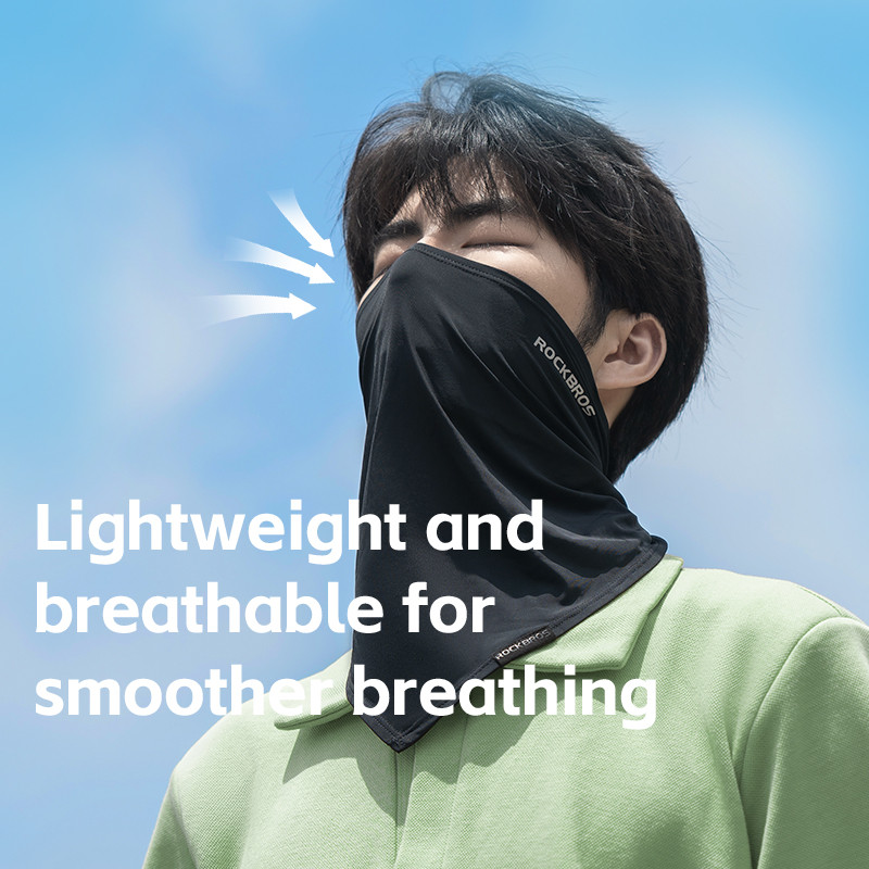 ROCKBROS jalgrattasall hingav kiiresti kuivav kolmnurkne sall päikesekaitse Balaclava mask jalgratta mootorrattale Cool sport mask