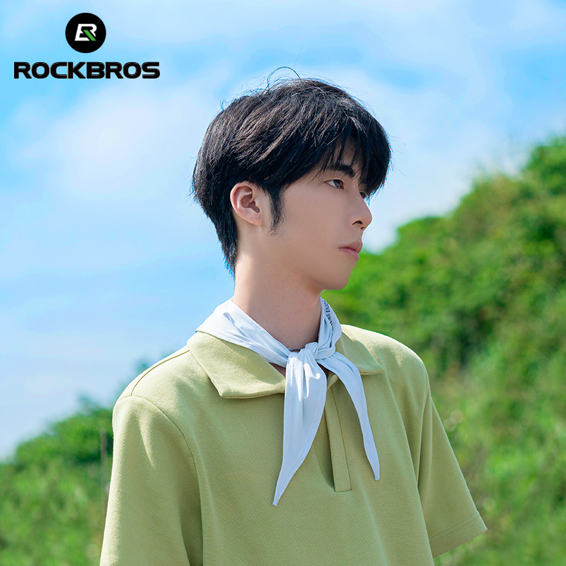 ROCKBROS jalgrattasall hingav kiiresti kuivav kolmnurkne sall päikesekaitse Balaclava mask jalgratta mootorrattale Cool sport mask