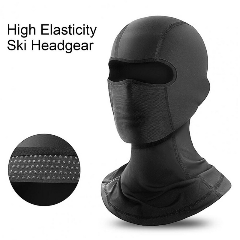 Balaclava galvassegas Silikona sviedru absorbcijas brilles Caurums Ātri Dry Anti-UV UPF 50+ Ice Silk Sun Protection Motociklu Slēpošanas Šalle