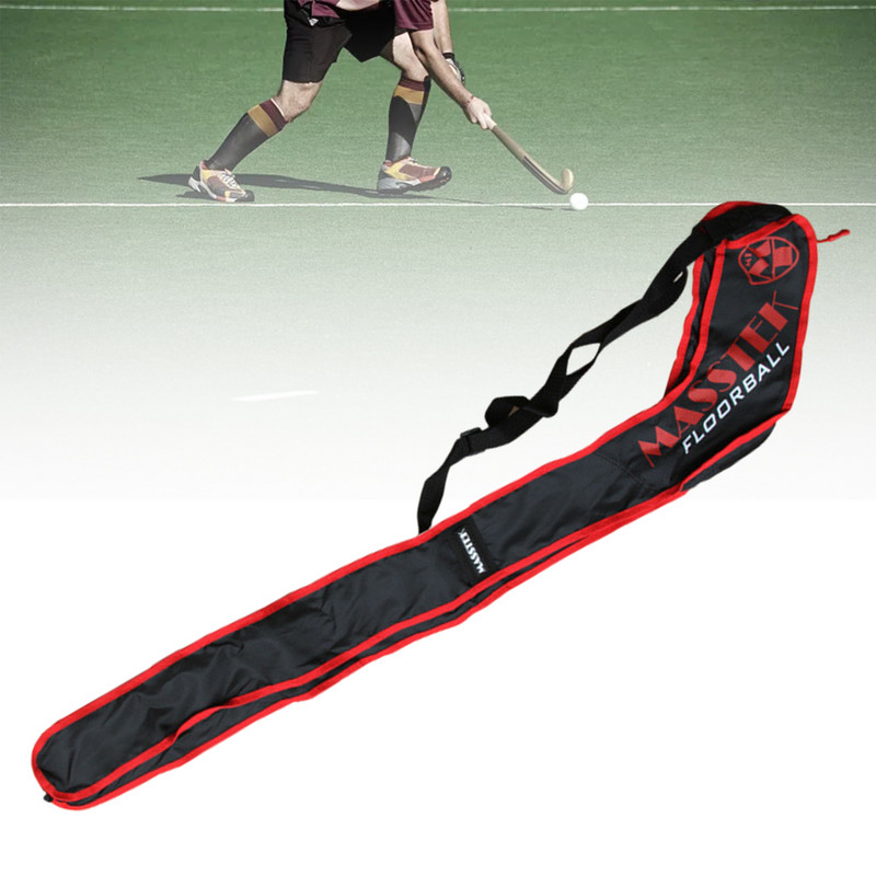 Hokeja nūju soma Pārnēsājama glabāšanas soma sportam iekštelpās un ārā ar regulējamu plecu siksnu vīriešu sieviešu hokeja nūju maisiņš