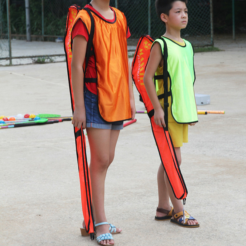 Hokeja nūju soma Pārnēsājama glabāšanas soma sportam iekštelpās un ārā ar regulējamu plecu siksnu vīriešu sieviešu hokeja nūju maisiņš
