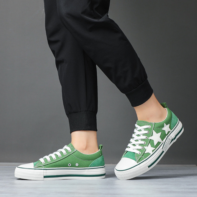 Vīriešu ikdienas Canva kedas Neslīdošas Vīriešu modes apavi ar zemu augšdaļu Viegli Trend āra pastaigu apavi Zapatillas Hombre BD24007