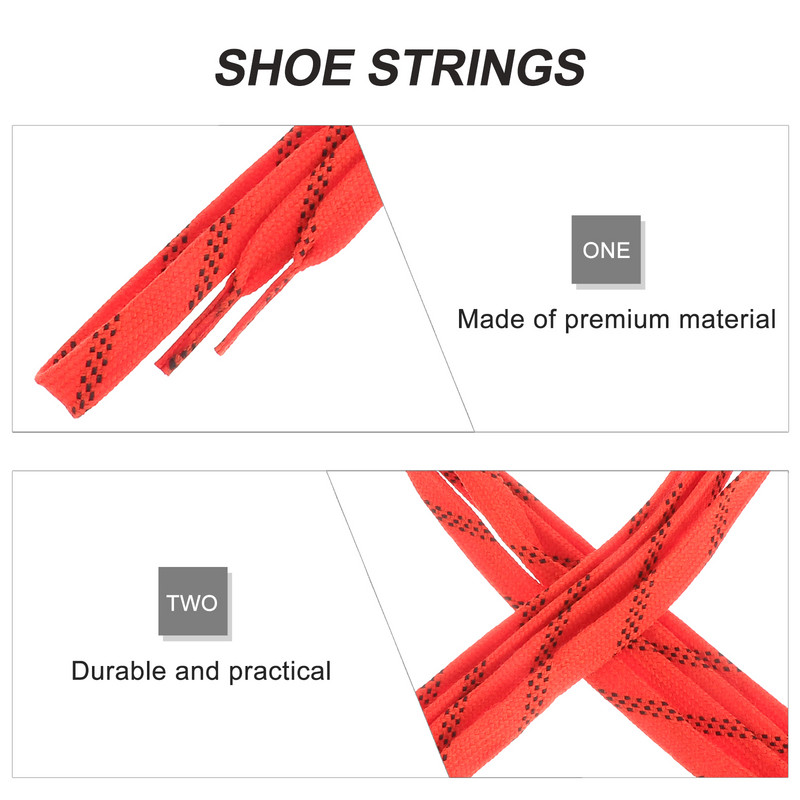 1 pora ledo ritulio raištelių, vaškuoti plokščių batų raišteliai pačiūžoms, ledo ritulys, riedučiai
