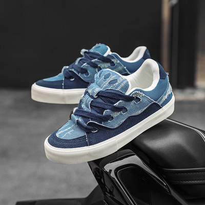 PARZIVAL Ανδρικά Casual Παπούτσια Αθλητικά Παπούτσια Ανδρικά Γυναικεία Βουλκανιζέ Παπούτσια Άνοιξη Φθινόπωρο Ρετρό Παπούτσια Αθλητικά Παπούτσια Fashion Board Παπούτσια