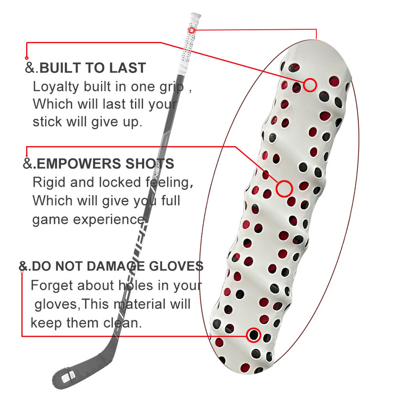 2023 Hockey Grip Traka Dodaci za rukovanje palicom za hokej Termoskupljajući rukav Neklizajući rukohvat Ručke za palicu za hokej Trening