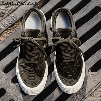 2023 Ретро платнени маратонки Harajuku Мъжки модерни улични дрехи Ежедневни мъжки обувки с ниски разрези Обувки на вулканизирана платформа Zapatos De Lona