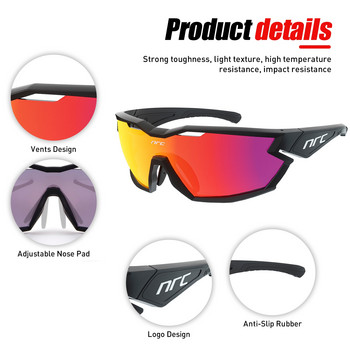 NRC New Arrived X2 Cycling Glasses Man Mountain Bike Bicycle Sport Cycling γυαλιά ηλίου MTB Cycling Eyewear Woman For Travel